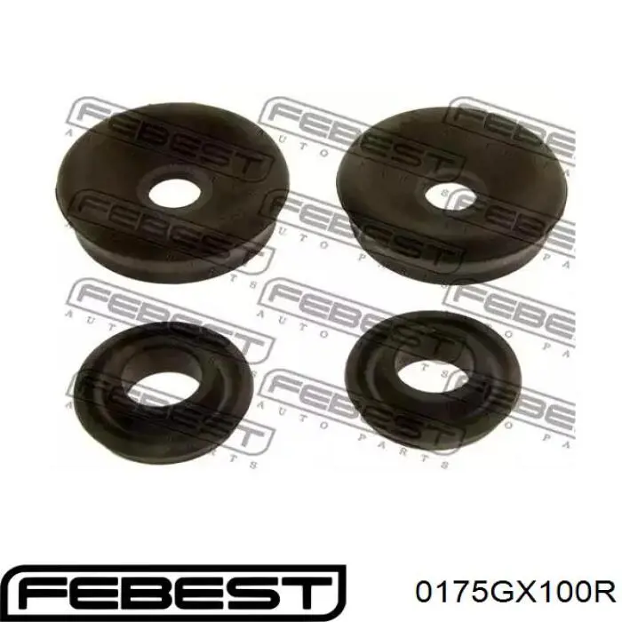 Ремкомплект супорту гальмівного заднього Febest 0175GX100R ціна, від 2.24 USD