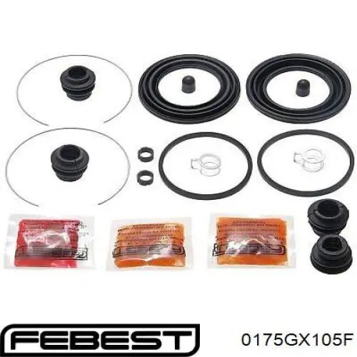 Купити 0175GX105F Febest Ремкомплект переднього супорту