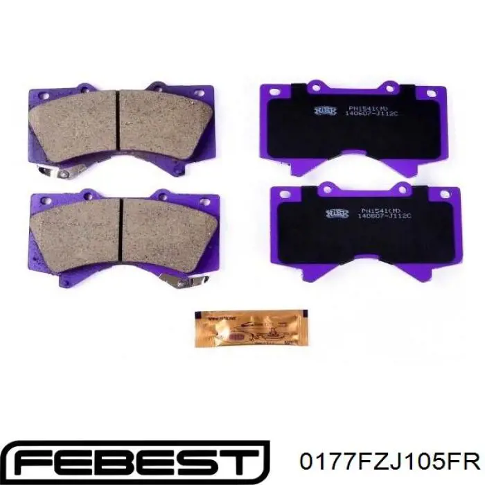 Супорт задній правий 0177FZJ105FR Febest