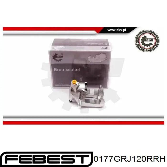 Купити 0177GRJ120RRH Febest Супорт задній правий