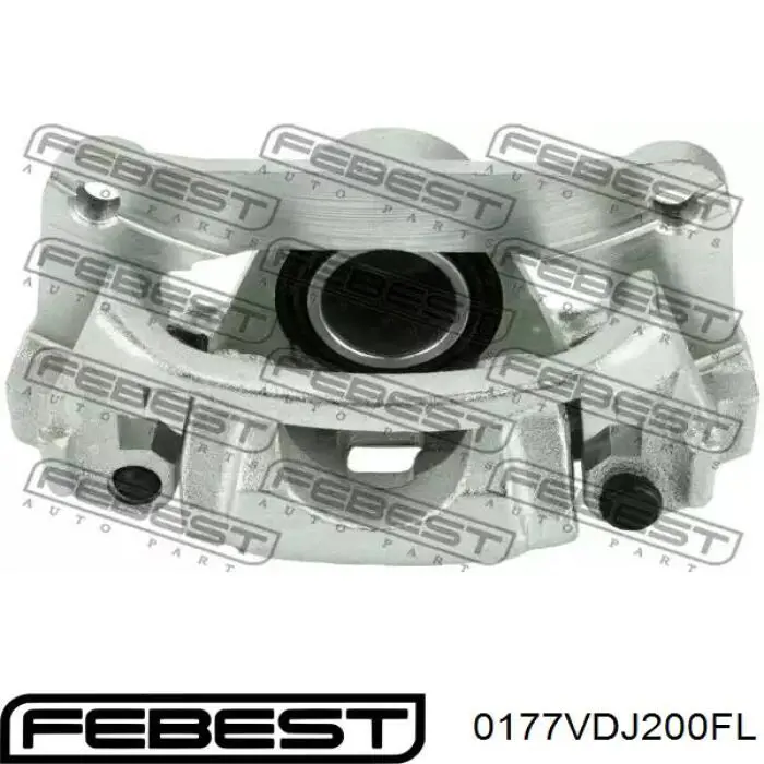 Супорт гальмівний передній лівий 0177VDJ200FL Febest
