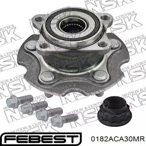Маточина заднього колеса Febest 0182ACA30MR