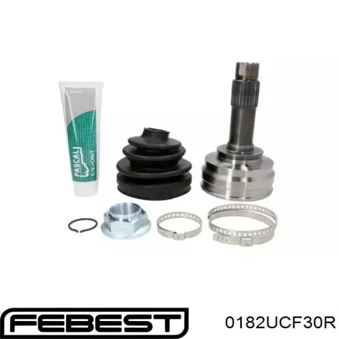 Купити 0182UCF30R Febest Підшипник ступиці колеса
