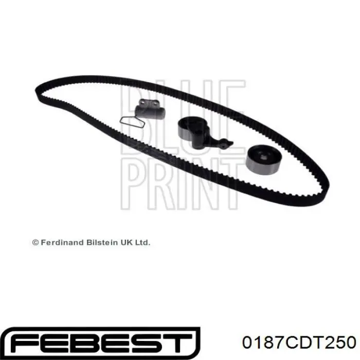 Ролик натягувача ременя ГРМ 0187CDT250 Febest
