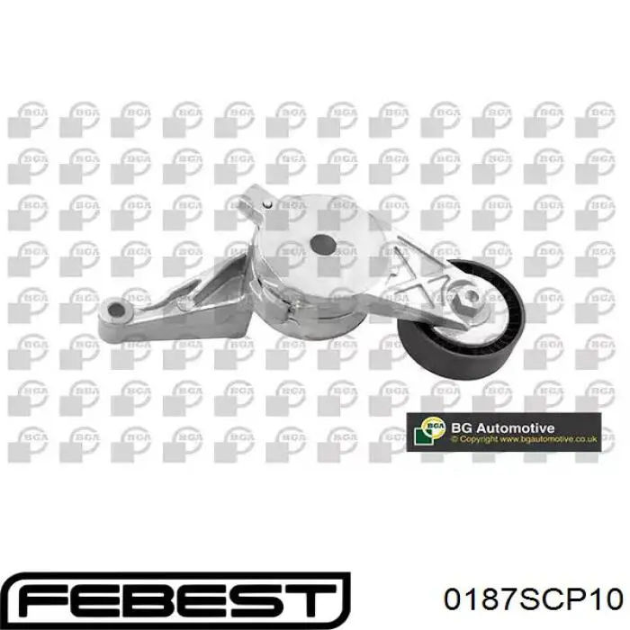 Купити 0187SCP10 Febest Ролик приводного ременя, паразитний