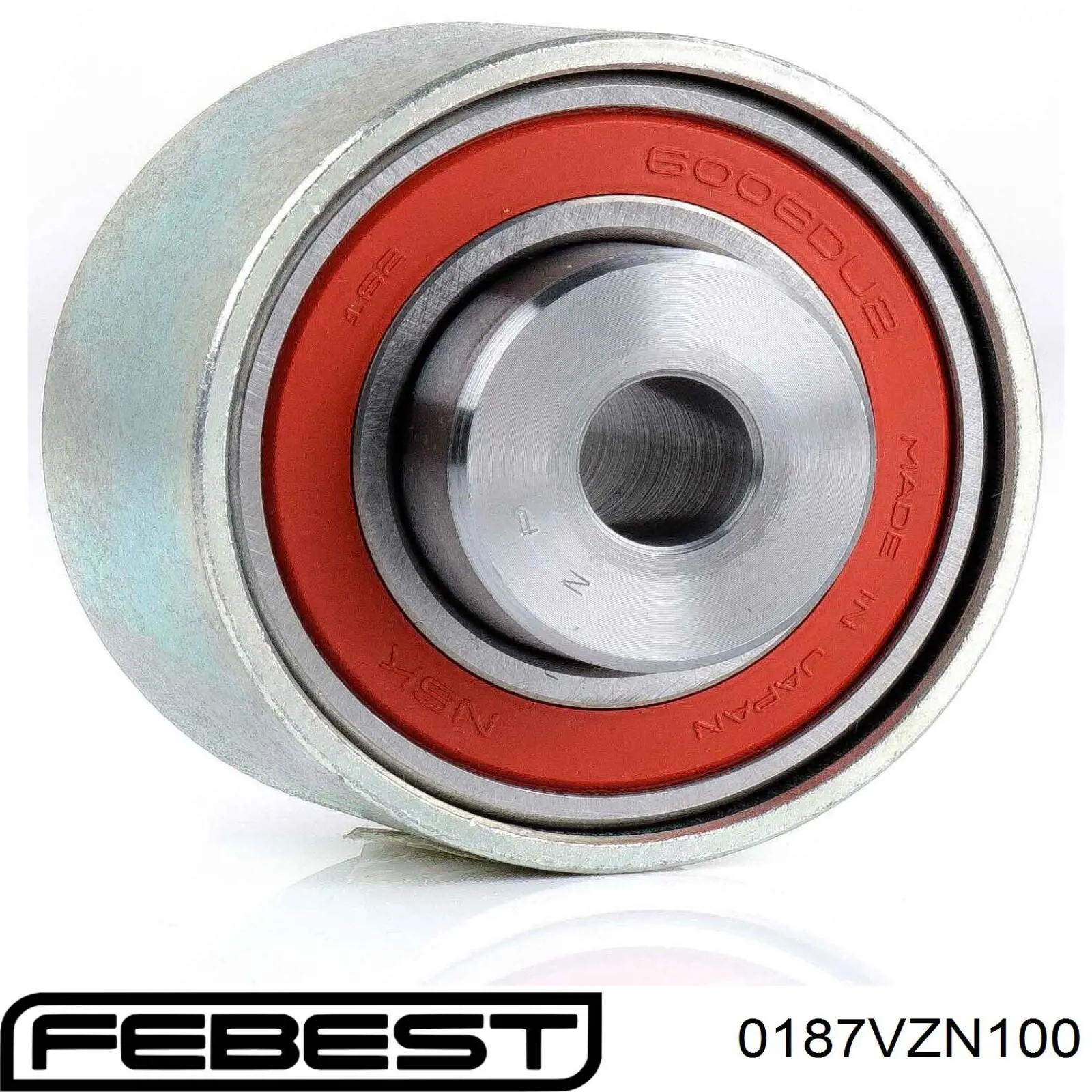 Ролик натяжителя ременя газорозподілу Febest 0187VZN100 ціна, від 22.87 USD