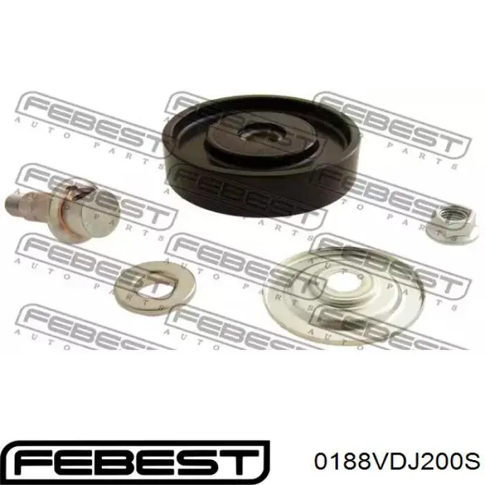 Ролик приводного ременя, паразитний Febest 0188VDJ200S ціна, від 23.76 USD