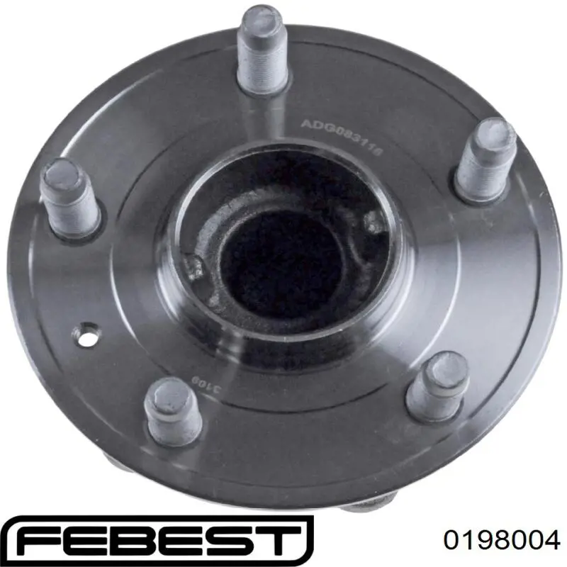 Купити 0198004 Febest Болт переднього важеля, нижнього