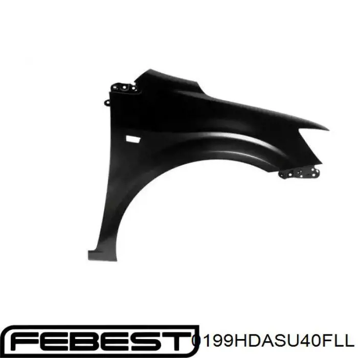 Петля передніх дверей, лівої 0199HDASU40FLL Febest