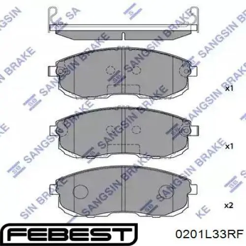 B111453 Denckermann Передні гальмівні колодки