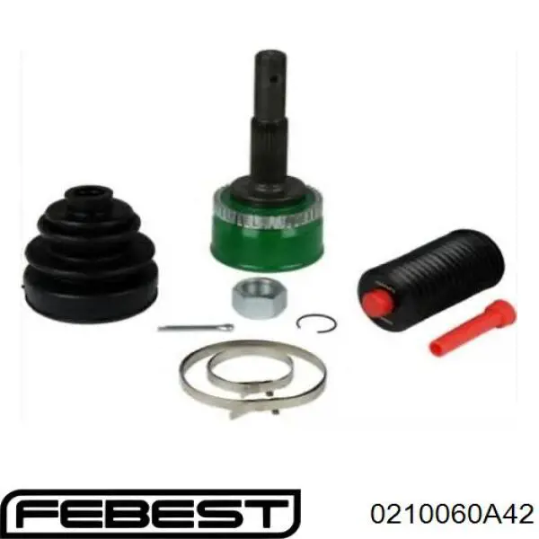 Граната колісна Febest 0210060A42 ціна, від 21.40 USD