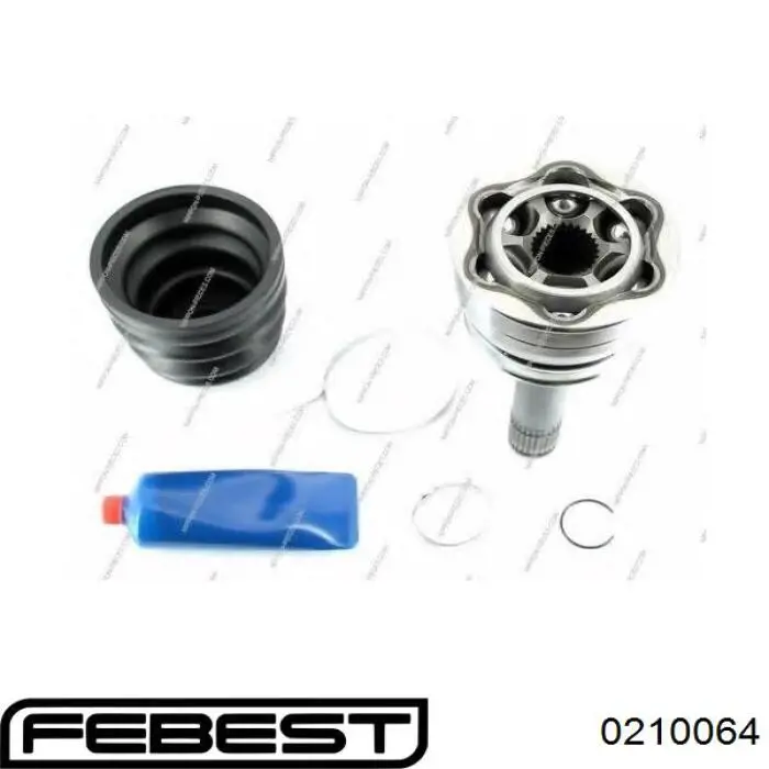 ШРУС зовнішній Febest 0210064