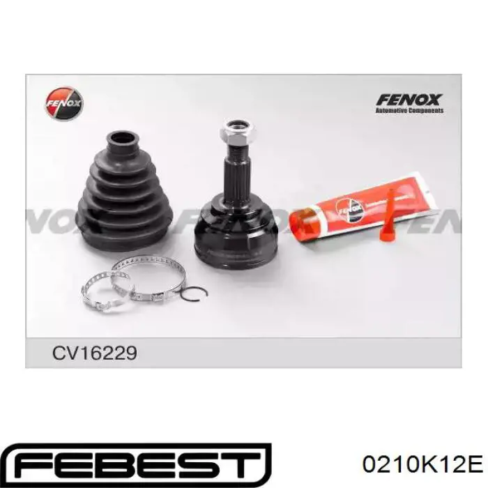 Граната колісна Febest 0210K12E ціна, від 19.31 USD