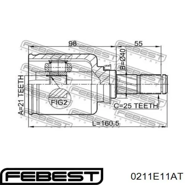 Купити Граната внутрішня ліва Nissan Note  E11