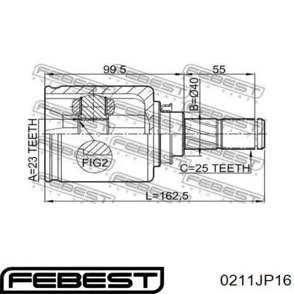 Купити 3971102E10 Nissan/Infiniti Граната внутрішня ліва