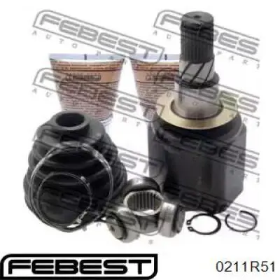 Купити 0211R51 Febest Граната внутрішня ліва
