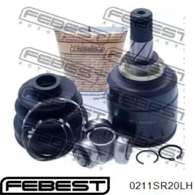 0211SR20LH Febest шрус внутрішній, передній, лівий