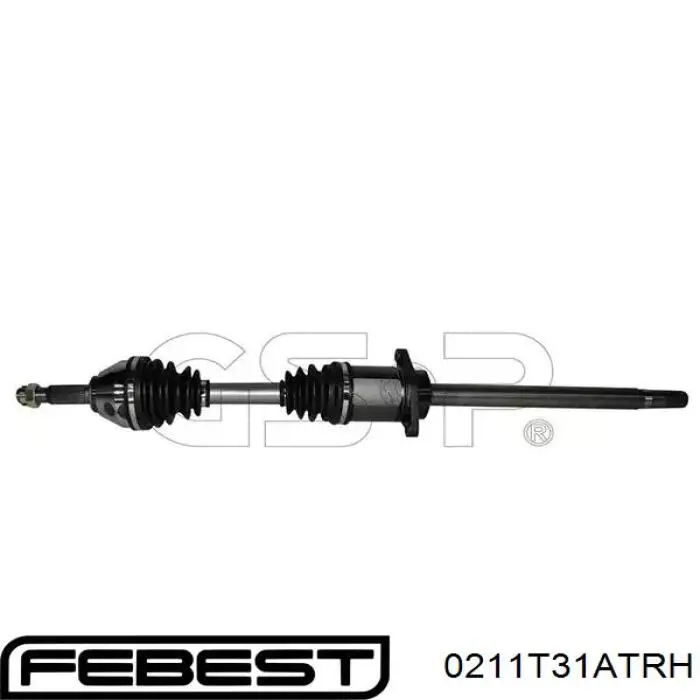 ШРКШ внутрішній, передній, правий Febest 0211T31ATRH ціна, від 236.56 USD