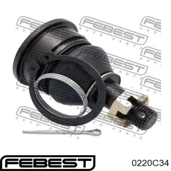 Кульова опора, нижня Febest 0220C34 ціна, від 21.94 USD