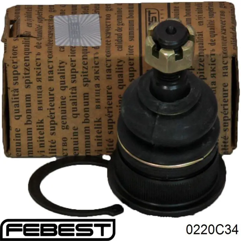 Купити 0220C34 Febest Кульова опора, нижня