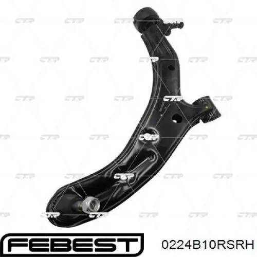Купити 0224B10RSRH Febest Важіль передньої підвіски нижній, правий