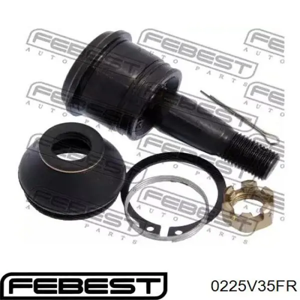 Купити 0225V35FR Febest Важіль передньої підвіски нижній, правий