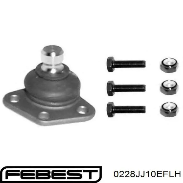 Купити 0228JJ10EFLH Febest Цапфа поворотного кулака