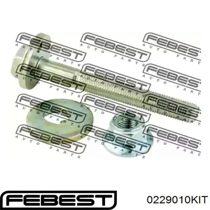 Болт кріплення заднього нижнього важеля, внутрішній Febest 0229010KIT ціна, від 13.68 USD