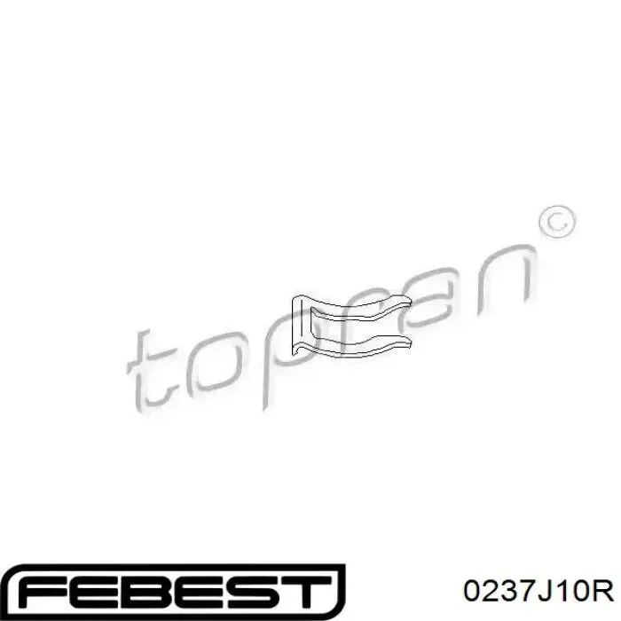 Кронштейн бампера переднього, центральний Febest 0237J10R ціна, від 6.45 USD
