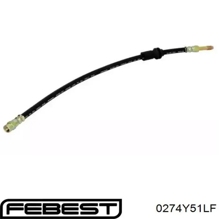 Направляюча супорту переднього, нижня 0274Y51LF Febest