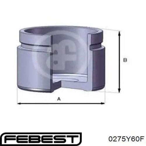 Купити 0275Y60F Febest Ремкомплект переднього супорту
