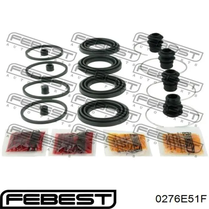 Поршень супорта гальмівного, переднього Febest 0276E51F ціна, від 12.34 USD