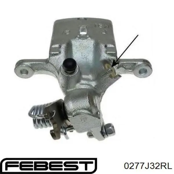 0277J32RL Febest Супорт гальмівний задній лівий