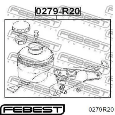 Циліндр гальмівний, головний 0279R20 Febest