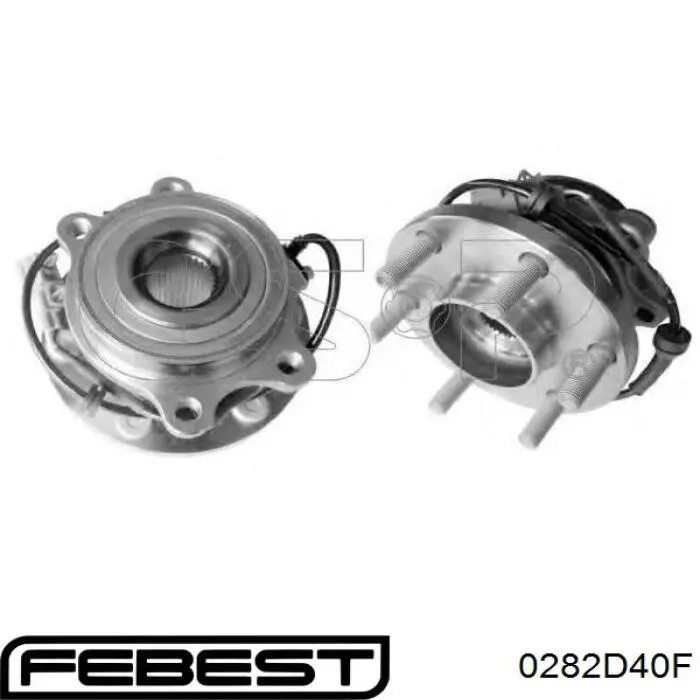 Купити 0282D40F Febest Маточини передніх коліс