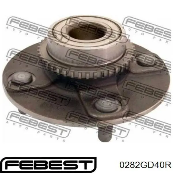 Купити 0282GD40R Febest Підшипник піввісі заднього моста, внутрішній