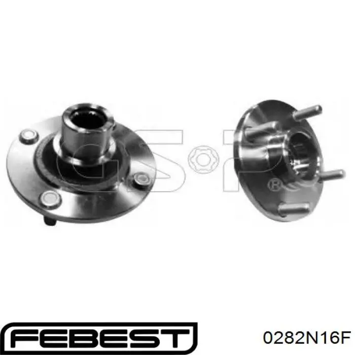 Купити 0282N16F Febest Маточини передніх коліс