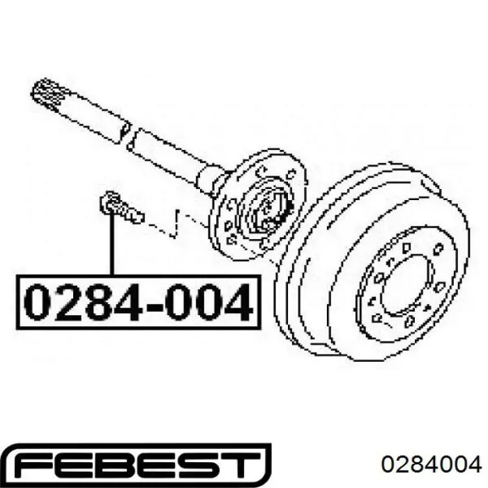Болт маточини Subaru Forester (S12, SH) (Субару Форестер)