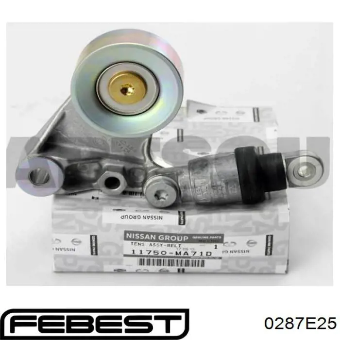 Купити 0287E25 Febest Натяжний ролик
