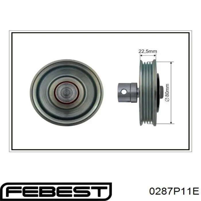 Купити 1192777A10 Nissan/Infiniti Натяжний ролик