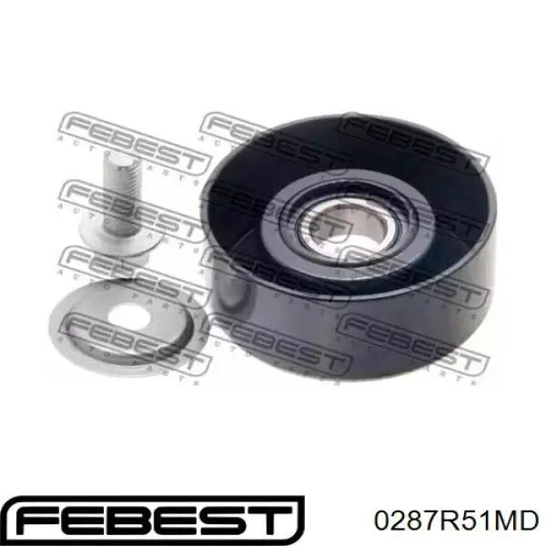 Натягувач приводного ременя Febest 0287R51MD