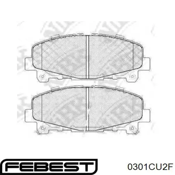 0301CU2F Febest Передні гальмівні колодки