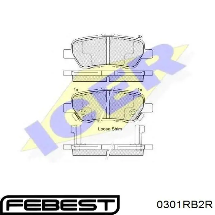 Задні дискові колодки Honda 43022SFEN00