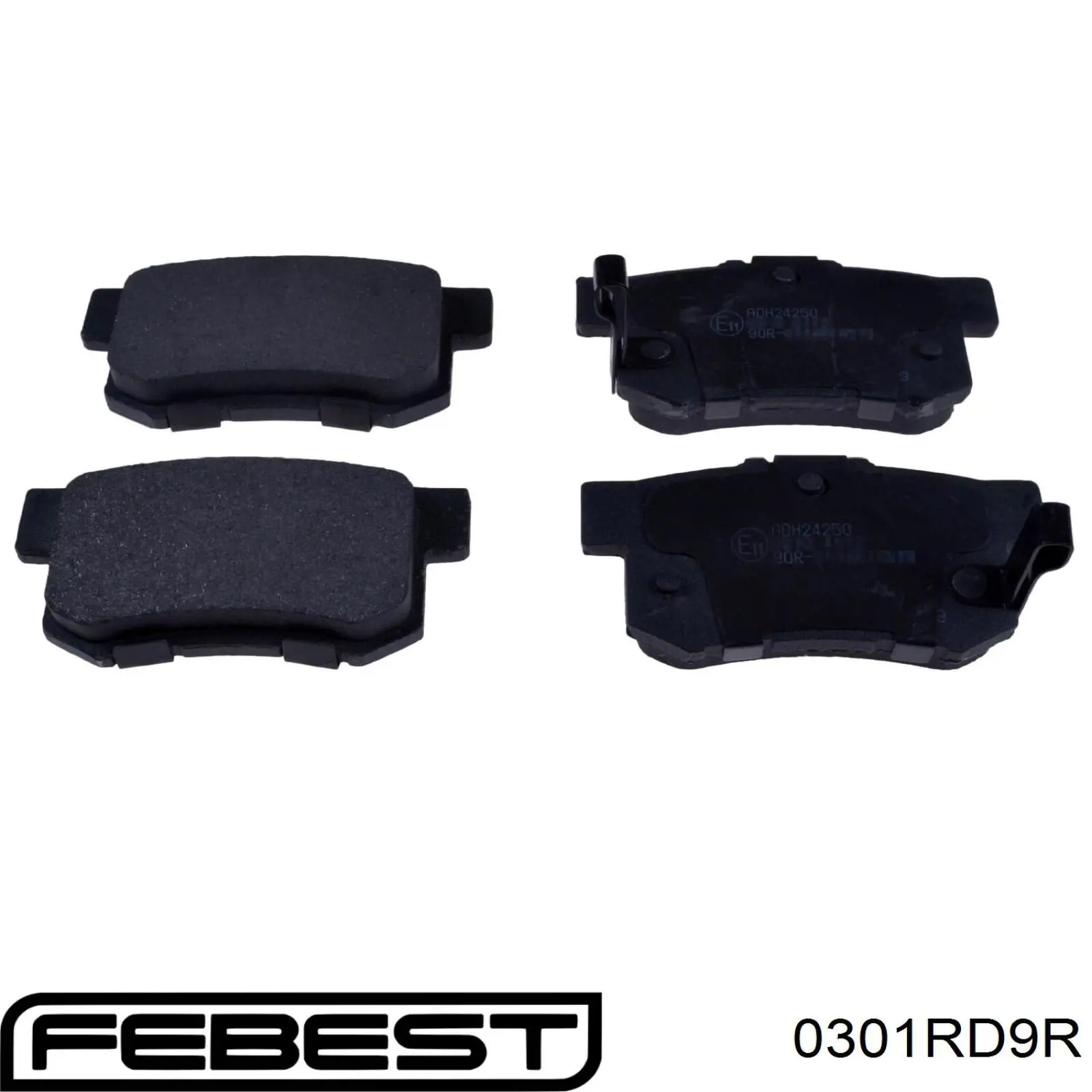 Задні гальмівні колодки Febest 0301RD9R ціна, від 15.91 USD