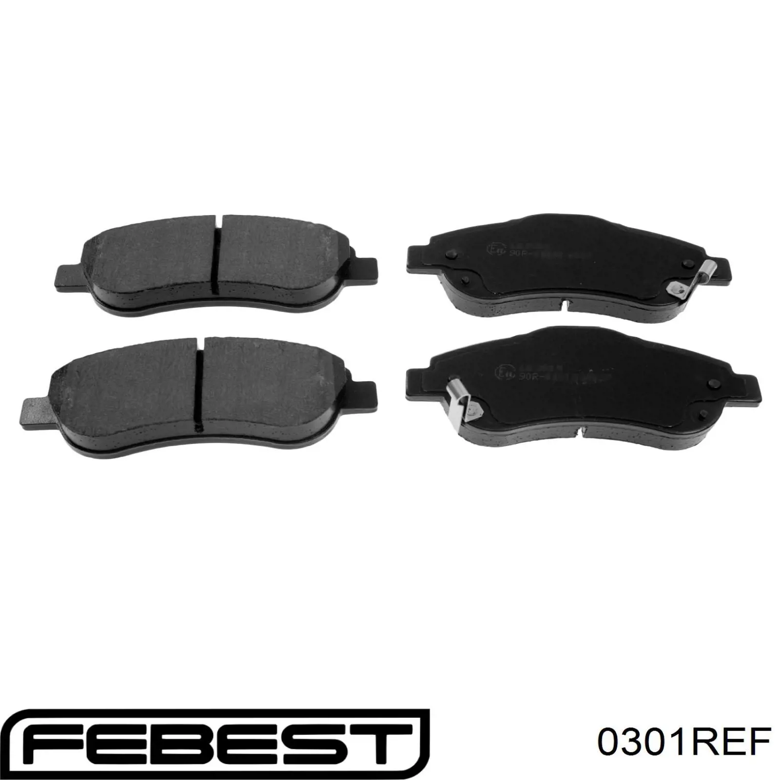 Гальмівні колодки Febest 0301REF ціна, від 28.81 USD