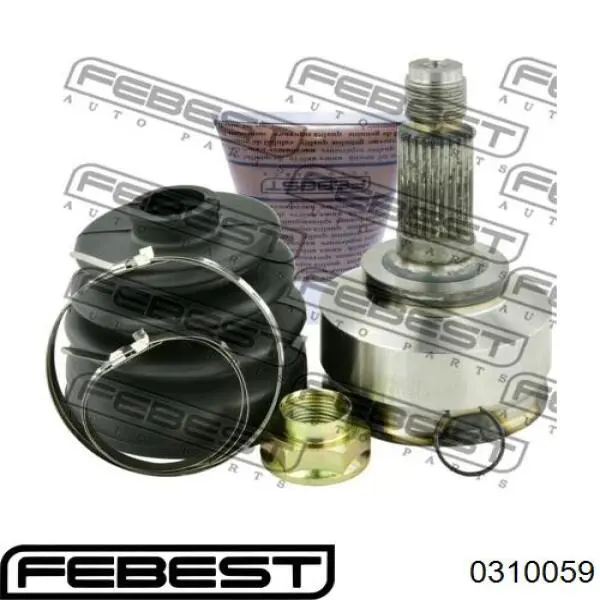 Граната колісна Febest 0310059 ціна, від 29.84 USD