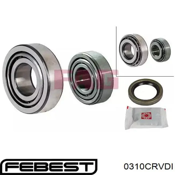 0310CRVDI Febest Граната зовнішня