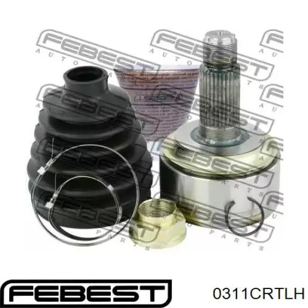 Купити 0311CRTLH Febest Граната внутрішня, передня, ліва