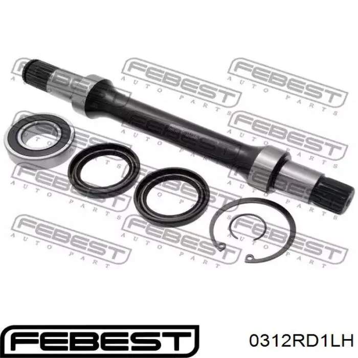 Купити 0312RD1LH Febest Подушка (опора) двигуна, ліва