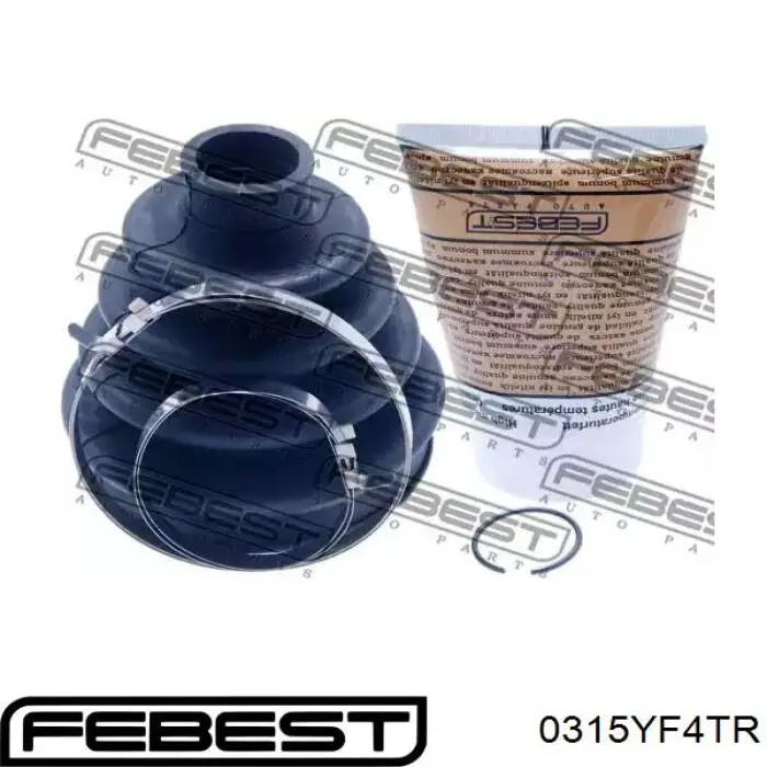Купити 0315YF4TR Febest Пильник ШРУСа внутрішній, задньої піввісі